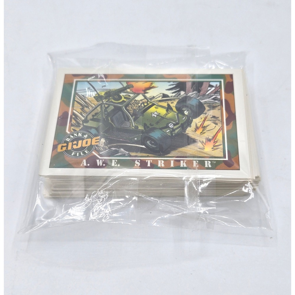 Vintage G.I. Joe Rank‎ & File Cars Trading Card Set (1991)